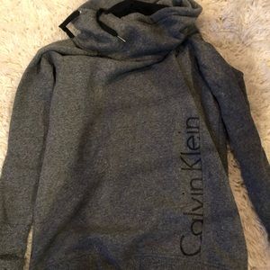 CALVIN KLEIN scoop neck hoodie